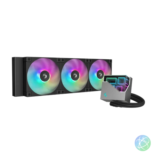 DeepCool CPU Water Cooler - LT360 ARGB (max 19dB; max. 145,86 m3/h; 3x12cm)