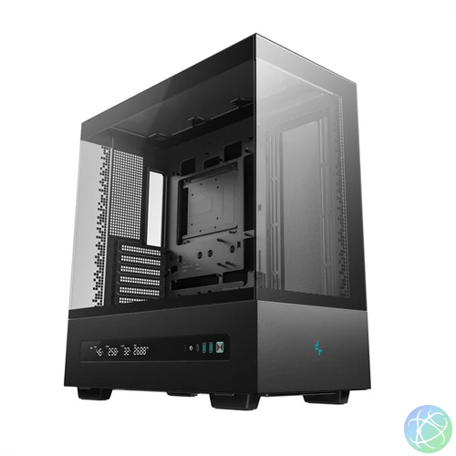 DeepCool Számítógépház - CH690 DIGITAL (fekete, ATX, 1xUSB-C, 2xUSB3.0)