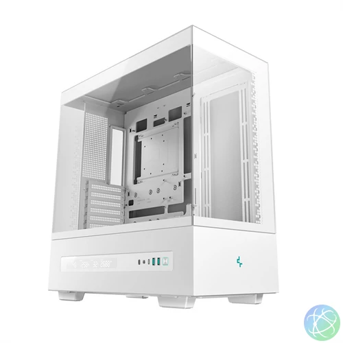 DeepCool Számítógépház - CH690 DIGITAL WH (fehér, ATX, 1xUSB-C, 2xUSB3.0)