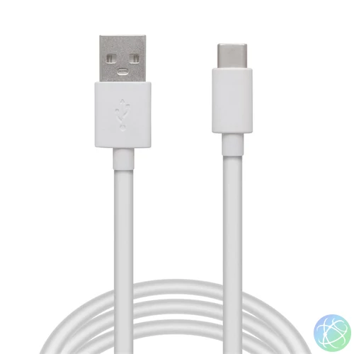 Delight kábel - USB-C töltőkábel (USB-C apa be-/kimenet; 1m, fehér)