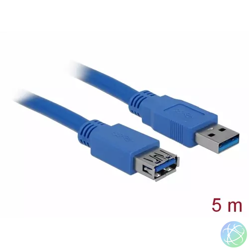 Delock Kábel - 82541 (USB-A 3.0 -> USB-A 3.0 Hosszabbító kábel, apa/any, 5m)
