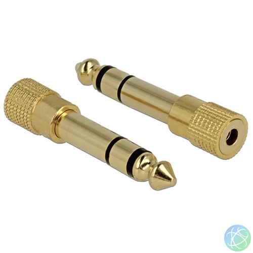 Delock Átalakító - 65361 (6.35 mm Jack > 3.5 mm Jack apa/anya)