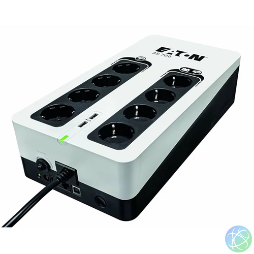 EATON szünetmentes 700VA - 3S700D (8 Schuko kimenet, Standby, USB, vonal védelem, szoftver)