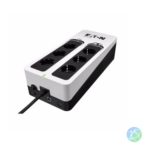EATON szünetmentes 550VA - 3S550DIN (6 Schuko kimenet, Standby, USB, vonal védelem, szoftver)