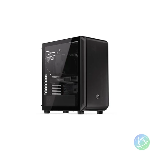 Endorfy Számítógépház - Arx 500 Air (ATX /micro ATX/ITX, 1xUSB-C, 2xUSB3.0, 5x12cm ventilátor, ablakos, fekete)