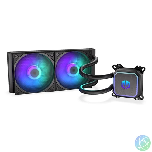 Endorfy CPU Water Cooler - Navis F240 ARGB (vízhűtés, Fluctus 2x120 PWM ARGB, AIO, fekete)