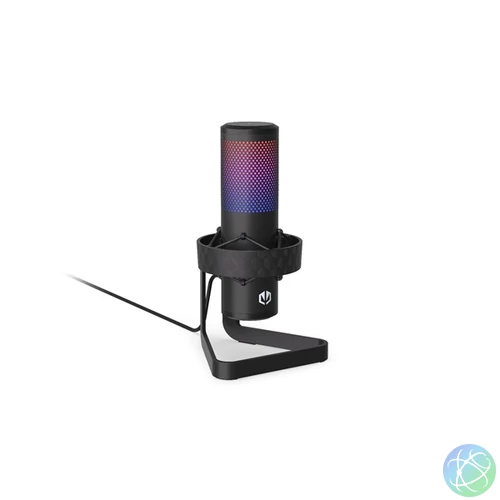 Endorfy Mikrofon - AXIS Streaming (USB-A, 3,5 mm output, ARGB, fekete)