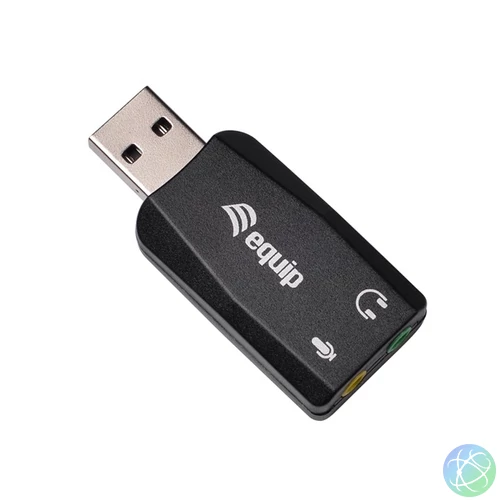 Equip-Life Kábel Átalakító - 245320 (USB bemenet - 3,5mm jack audio + mikrofon kimenet)