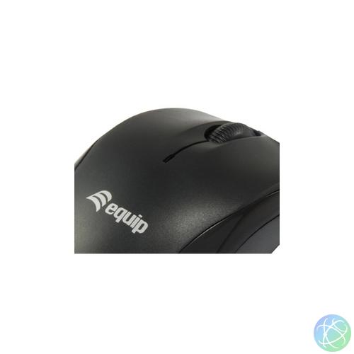 Equip-Life Egér - 245103 (Vezetékes, kihúzható kábel, Optikai, USB, 1000 DPI, fekete)