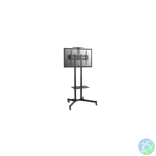 Equip TV/Monitor állvány - 650603 (37"-70" álló, dönthető, állítható magasság, Max.:50kg, fekete/szürke)