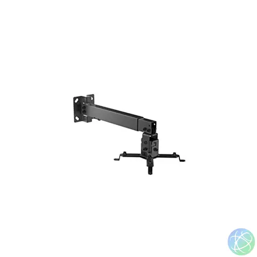 Equip Projektor Mennyezeti/Fali konzol - 650702 (dönthető, állítható magasság, Max.:20kg, fekete)