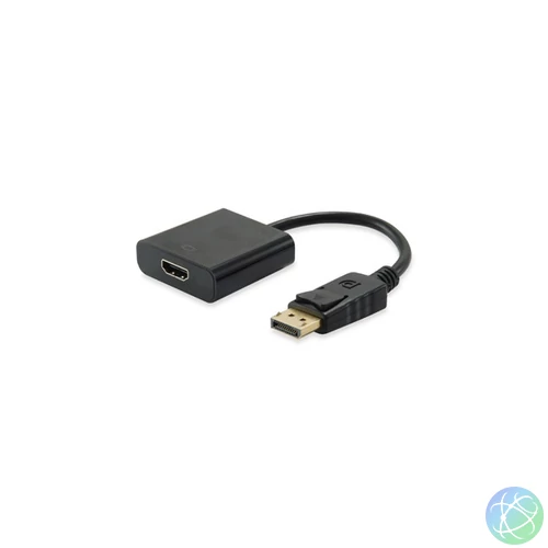 Equip Átalakító - 133438 (Displayport1.2 - HDMI1.4, apa/anya, fekete)