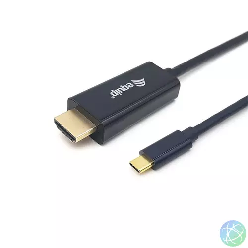 Equip Kábel - 133412 (USB-C to HDMI, apa/apa, 4K/30Hz, műanyag burkolat, 2m)