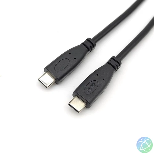 Equip Átalakító Kábel - 128887 (USB-C2.0 to USB-C, apa/apa, fekete, 2m)