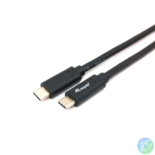 Equip Átalakító Kábel - 128347 (USB-C 3.2 Gen1 to USB-C, apa/apa, fekete, 2m)