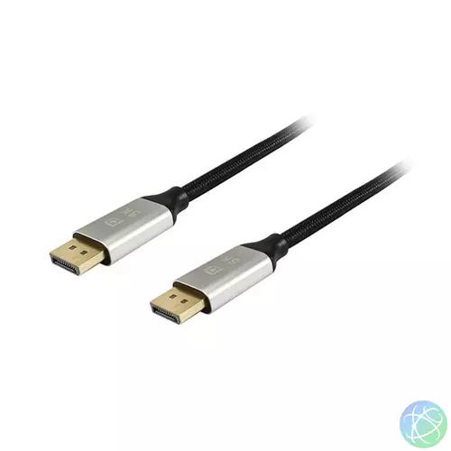 Equip Kábel - 119262 (Premium, DisplayPort1.4 kábel, 8K/60Hz, apa/apa, fekete, 2m)