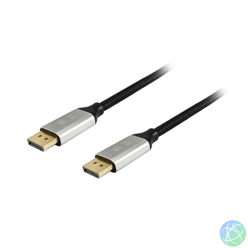 Equip Kábel - 119262 (Premium, DisplayPort1.4 kábel, 8K/60Hz, apa/apa, fekete, 2m)