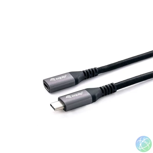 Equip Kábel - 128371 (USB-C 3.2 Gen2 hosszabbító kábel, apa/anya, 4K/60Hz, 10Gbps, 1m)