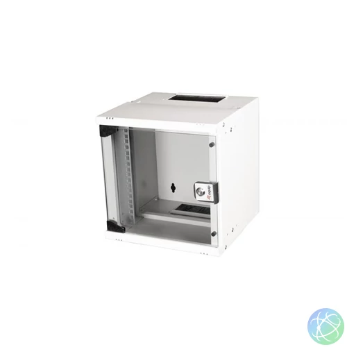 Equip Fali Rackszekrény - EWM-06-3030-G (10", 6U, 300x300mm, lapra szerelt, szürke)