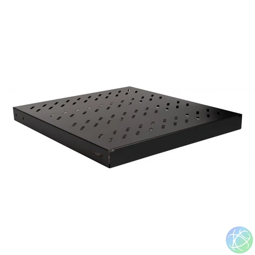 Equip Rackszekrény kiegészítő - EZVS-19-1-50-B (Fix polc, 19", 1U, Mélység: 800mm, fekete)