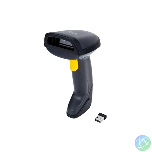 Equip Asztali Vonalkód olvasó - 351029 (2D, állványal, vezeték nélküli: 2,4 Ghz+Bluetooth, fekete)
