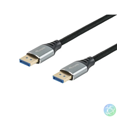 Equip Kábel - 119281 (Premium, DisplayPort2.1 kábel, 4K/240Hz, apa/apa, fekete, 1m)