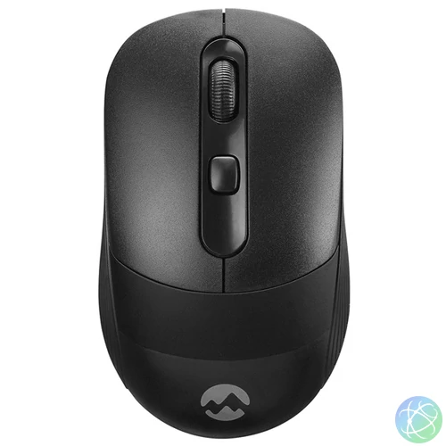 Everest Vezeték nélküli Egér - SM-18 Black (1600 DPI, 4gomb, optikai, fekete)