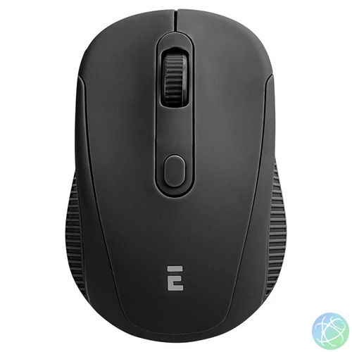 Everest Vezeték nélküli Egér - SM-300 Black (1600 DPI, 4gomb, optikai, fekete)