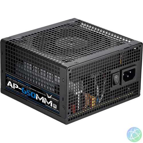 Formula Tápegység 650W - AP-650MM (80 Plus, Aktív PFC, 12cm)