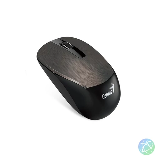 Genius Egér - NX-7015 (Vezeték nélküli, USB, 3 gomb, 1600 DPI, BlueEye, Chocolate)