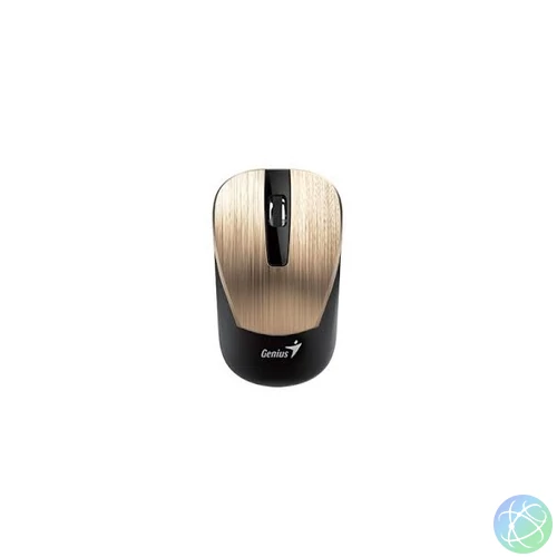 Genius Egér - NX-7015 (Vezeték nélküli, USB, 3 gomb, 1600 DPI, BlueEye, Gold)