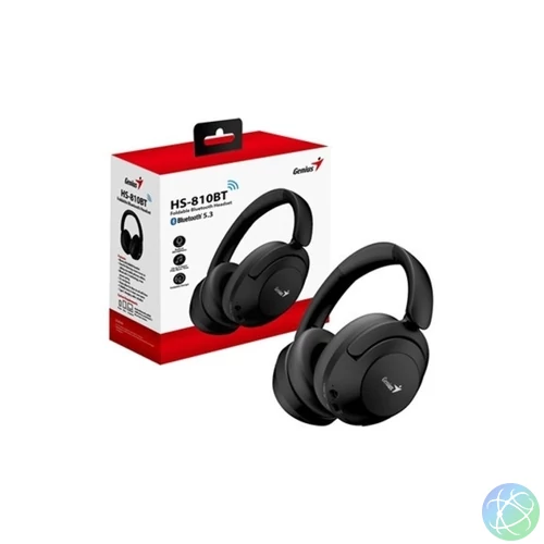 Genius Fejhallgató - HS-820BT Bluetooth Fejhallgató Fekete