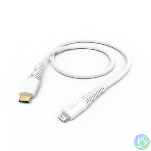 Hama Kábel - 201603  (USB-C/Lightning, USB 2.0, 1,5m, fehér)