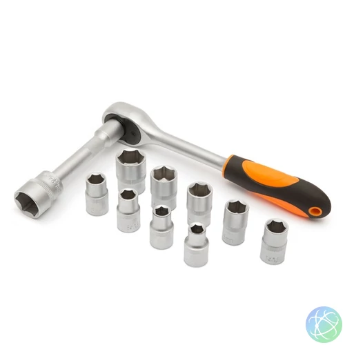 Handy dugókulcs készlet - 10857B (12 db-os, 1/2",  10-24 mm)