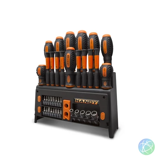 Handy Csavarhúzó készlet - 10741 (39 db-os, állvánnyal)