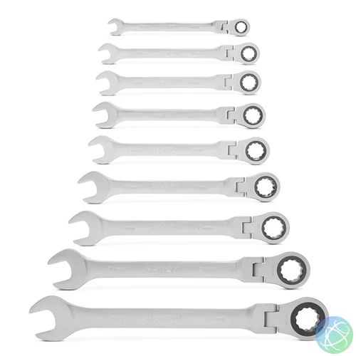 Handy Racsniskulcs készlet - 10870 (8 db-os, csuklós, 8-21mm)