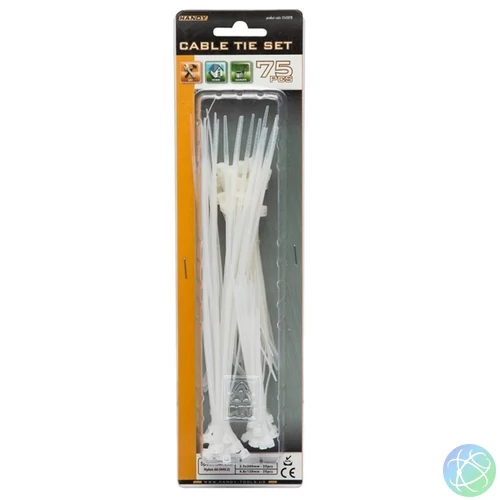 Vezeték kötegelő - 05430TR (fehér, 75db-os szett)