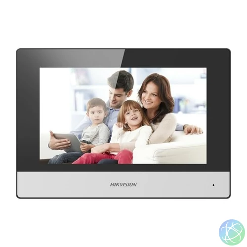 Hikvision IP kaputelefon - DS-KH6320-WTE1 (beltéri egység, 7" touch screen, wifi, PoE)