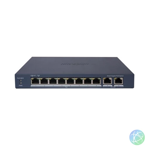 Hikvision Switch PoE - DS-3E1510P-EIV2 (8 port 1000Mbps, 110W, 2xRJ45 1000Mbps)