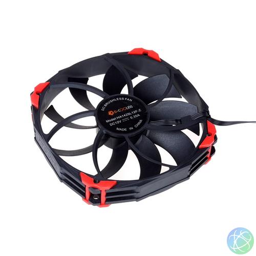 ID-Cooling Cooler 14cm - NO-14025K (16,8-32,6dB, max. 130,48 m3/h; 4pin csatlakozó, PWM)