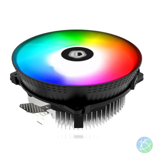 ID-Cooling CPU Cooler - DK-03 Rainbow (14.2-25.6dB; max. 104,48 m3/h; 4pin csatlakozó, PWM, 12cm, LED)