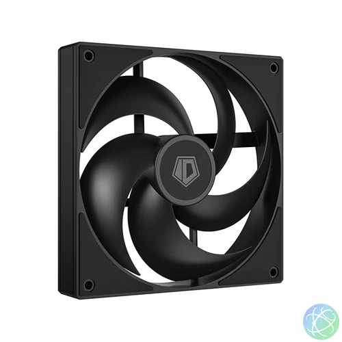 ID-Cooling Cooler 14cm - AS-140-K (24,9dB, max. 122,66 m3/h, 4pin, PWM, 14cm, fekete)