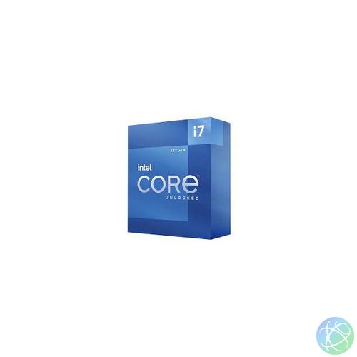 Intel Processzor - Core i7-12700KF (3600Mhz 25MBL3 Cache 10nm 125W skt1700 Alder Lake) BOX No Cooler No VGA