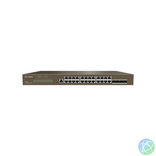IP-COM Switch Vezérelhető - G3328F (24x1Gbps; 4x SFP; 1x console port; L2)
