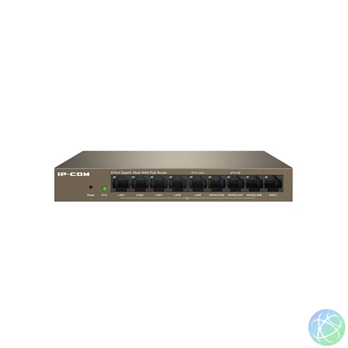 IP-COM Router - M20-8G-PoE (9x 1Gbps; 8x at/af PoE+; 95W; ProFi Cloud)
