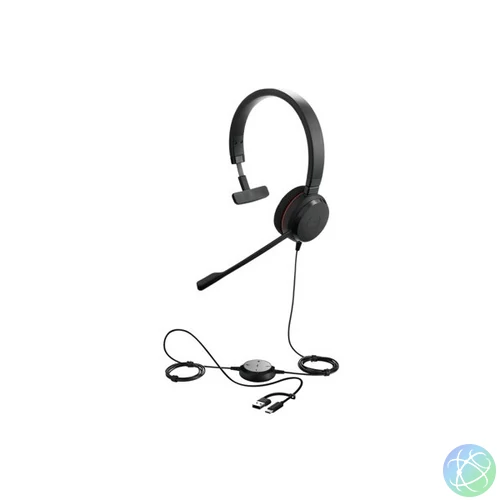 Jabra Fejhallgató - Evolve 20 Mono (4993-823-169)