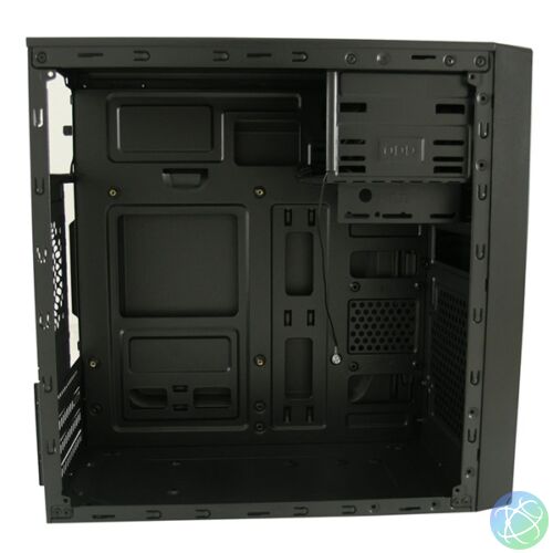 LC-Power Számítógépház - 2014MB (fekete, fekete belső, mATX, 1xUSB3.0, 2xUSB2.0)