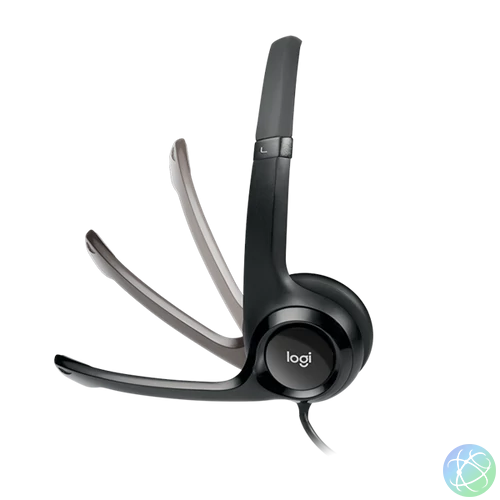 Logitech Fejhallgató - H390 Headset (USB, mikrofon, fekete)