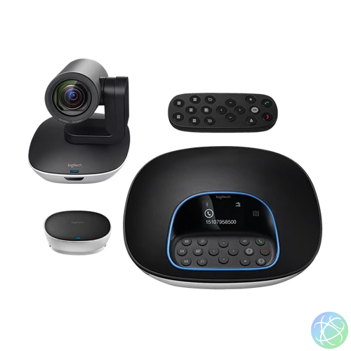 Logitech Webkamera - ConferenceCam Group (1980x1080 képpont, 90°-os látótér, mikrofon Full HD, fekete)