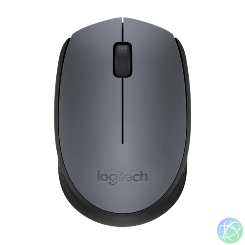 Logitech Egér - M170 (Vezeték nélküli, 3 gomb, 2,4 GHz, fekete)